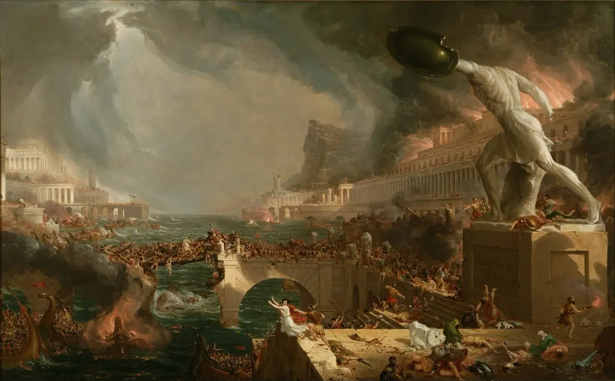 Was geschieht mit einem Imperium, das zwar noch drohen, aber nicht mehr handeln kann?