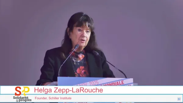 Zepp-LaRouche: „Eine neue internationale Jugendbewegung ist dringender denn je“